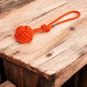Orange Rope Monkey Fist Hundespielzeug Tau-Spielzeug Bolly für Hunde